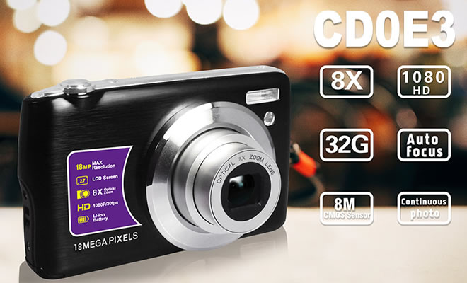 1080P 8X光學(xué)變焦鏡頭數(shù)碼相機(jī)【深圳好立得數(shù)碼相機(jī)廠家】    