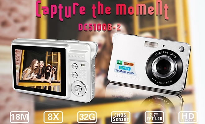 8倍數(shù)碼變焦數(shù)碼相機(jī)(DC5100B-3)【深圳好立得數(shù)碼相機(jī)廠家】 
