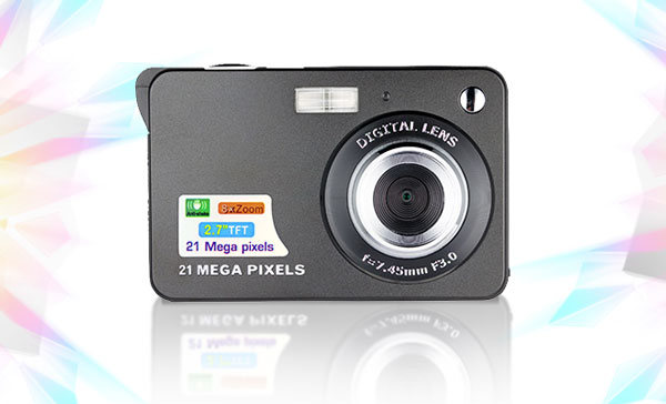 黑色21M 720P 8倍數(shù)碼變焦數(shù)碼相機(jī)