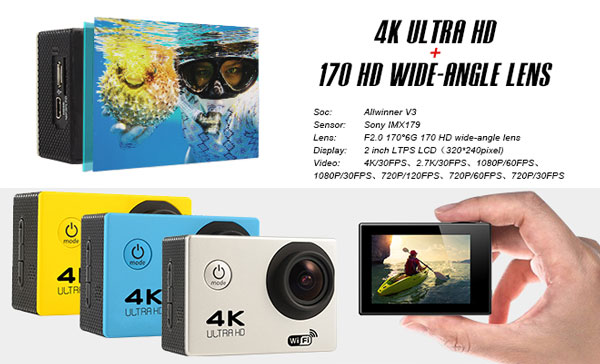 4k 170高清廣角鏡運(yùn)動(dòng)DV攝像機(jī)拍照?qǐng)D